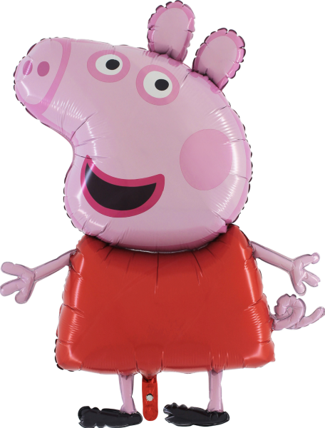 XL Folienballon Figur - Peppa Pig / Peppa Wutz - ø cm